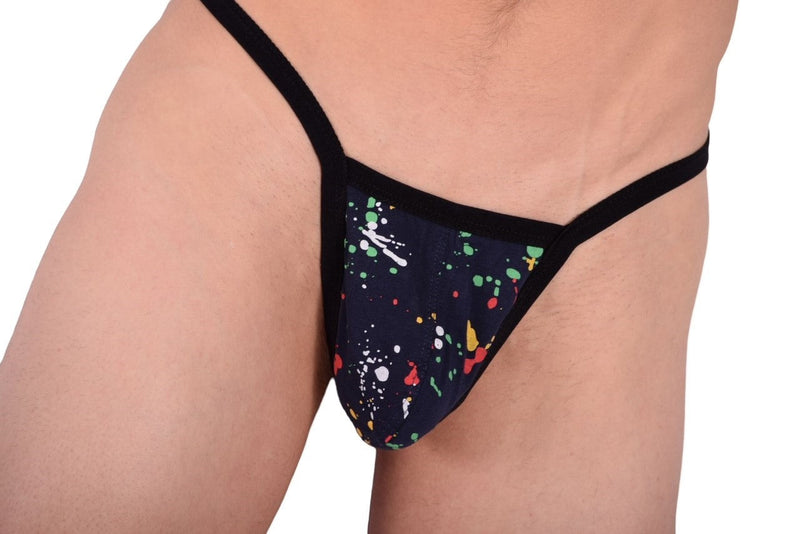 SMU Splash Tiny G-String Navy D-100614 8