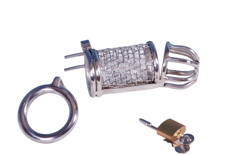SMU Stainless - Steel Chastity Cage High - Grade 11736 T15