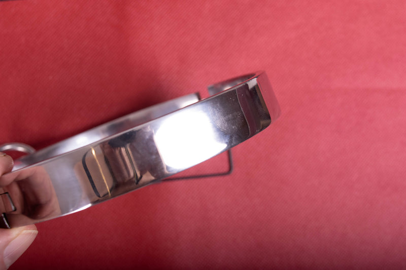 SMU Stainless Steel High Grade Shiny Neck Collar 15in T1