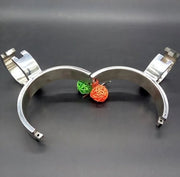 SMU Stainless Steel Pillory Fix Neck Collar Handcuffs Wrist CH282