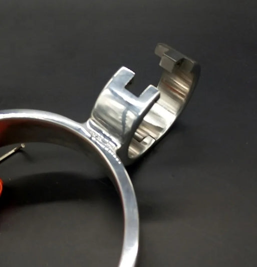 SMU Stainless Steel Pillory Fix Neck Collar Handcuffs Wrist Restraint