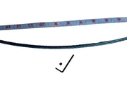 SMU stainless steel wire rope lockable torque collar choker necklace T5