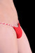 SMU Sumo Rope thong with Head Band Red 4827 MX3