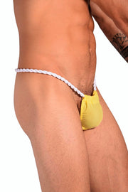 SMU Sumo Rope Thongs Yellow 4828 MX6