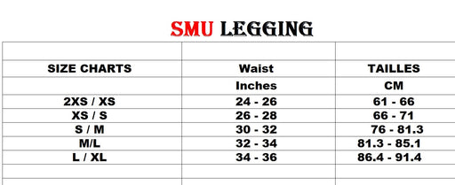 SMU Thin Fashion Leggings Tight-Fit Sporty RED MX8