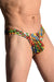 SMU Verbal Swim Tanning Thong Multicolor P01204-H34