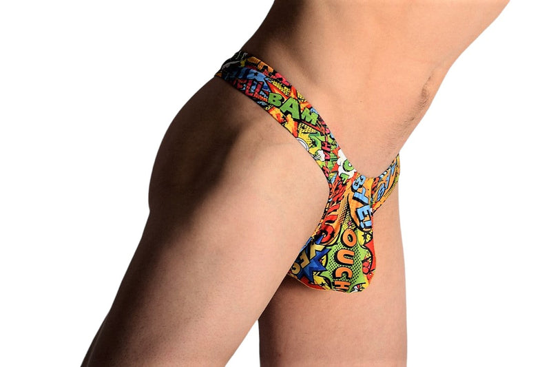 SMU Verbal Swim Tanning Thong Multicolor P01204-H34