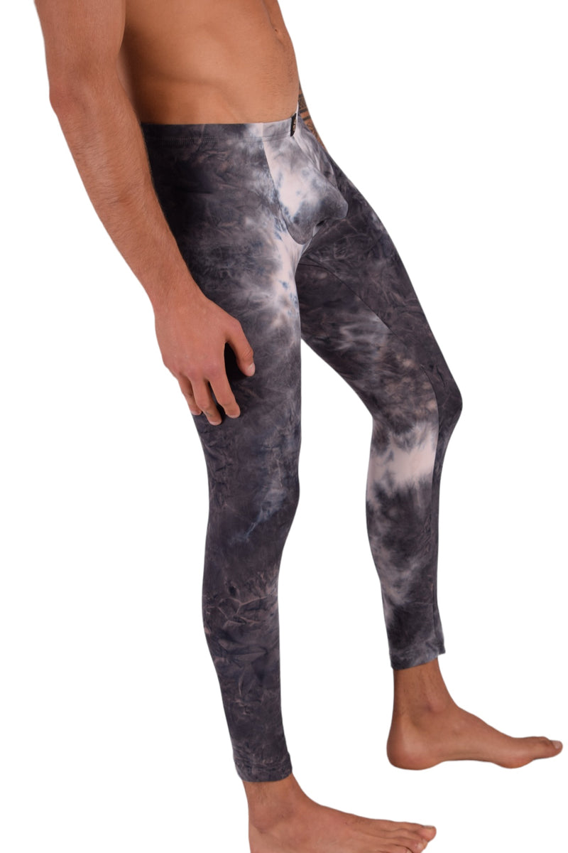 SMU Mens Legging Tight Fit Dark Artistic S/M 12562 MX8