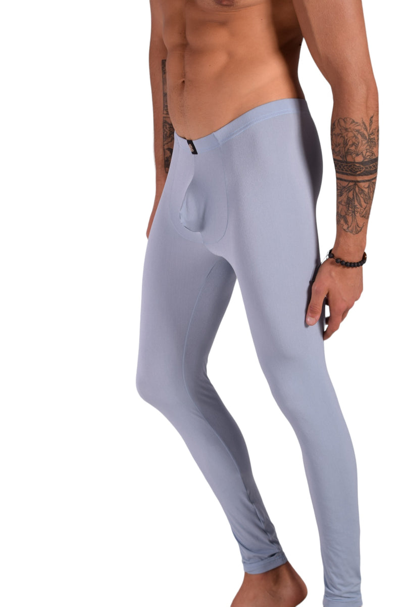 SMU Mens Legging Tight Fit Smoothie Blue S/M 12569 MX8