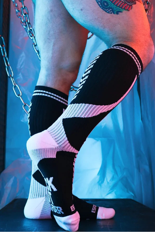BREEDWELL S''ck*er Long Socks The Brightest And Boldest In Black 39