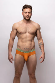 SUKREW Apex Brief Low-Rise Front Cupping Pouch Briefs Camel 18