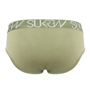 SUKREW Apex Briefs Low-Rise Front Rounded Cupping Pouch Unlined Brief Khaki 19