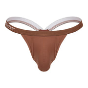 SUKREW Bubble Thongs Rounded Cupping Pouch Low - Rise Thong in Espresso 301
