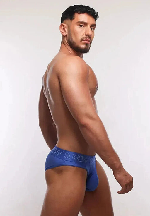 SUKREW Classic Brief Stretch Unlined Large Contoured Pouch Brief in Sapphire 392
