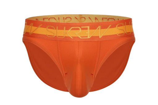 SUKREW Classic Brief Unlined with Large Contoured Pouch in Jaffa Orange 281