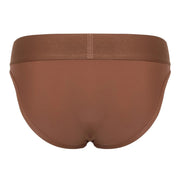 SUKREW Classic Brief With Large Contour Pouch Jacquard Briefs in Espresso 82