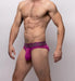 SUKREW Classic Briefs Unlined Jacquard Waistband Stretchy Brief in Deep Purple 4