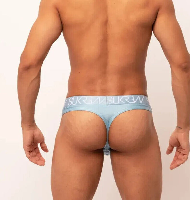 SUKREW Classic Thongs Unlined With Large Contoured Pouch in Cool Blue 23