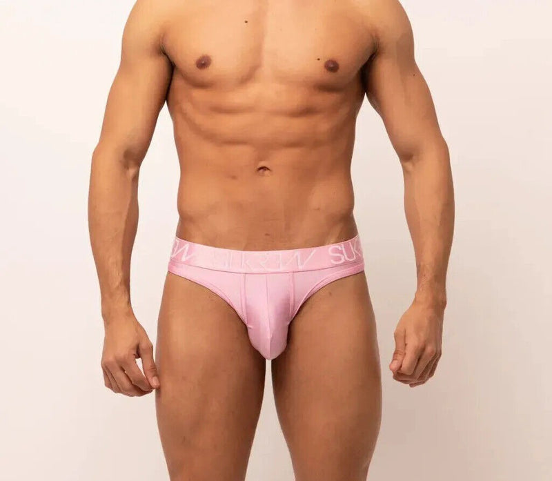 SUKREW Classic Thongs Unlined With Large Contoured Pouch in Soft Pink 23