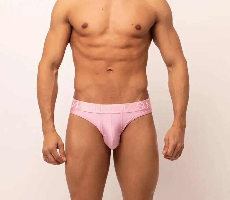 SUKREW Classic Thongs Unlined With Large Contoured Pouch in Soft Pink 23