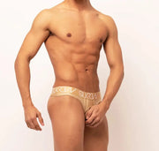 SUKREW Famous Thong U-Style Classic Thongs in Luxurious Gold Dust 22