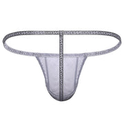 SUKREW G - String With Rounded Cupping Pouch Stretchy String Checker 303