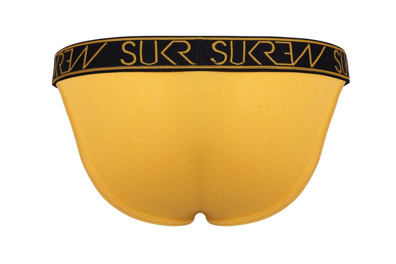 SUKREW High - Cut Tanga Briefs With Open Sides and Skimpy Back in Bronze 62