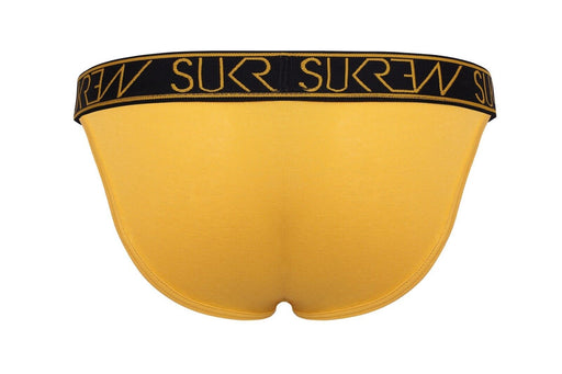 SUKREW High - Cut Tanga Briefs With Open Sides and Skimpy Back in Bronze 62
