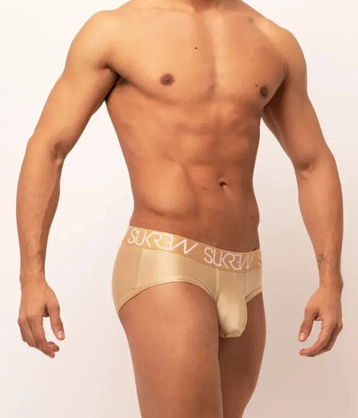 SUKREW Low-Rise Brief APEX Unlined Stretchy Briefs Luxurious Gold Dust 20