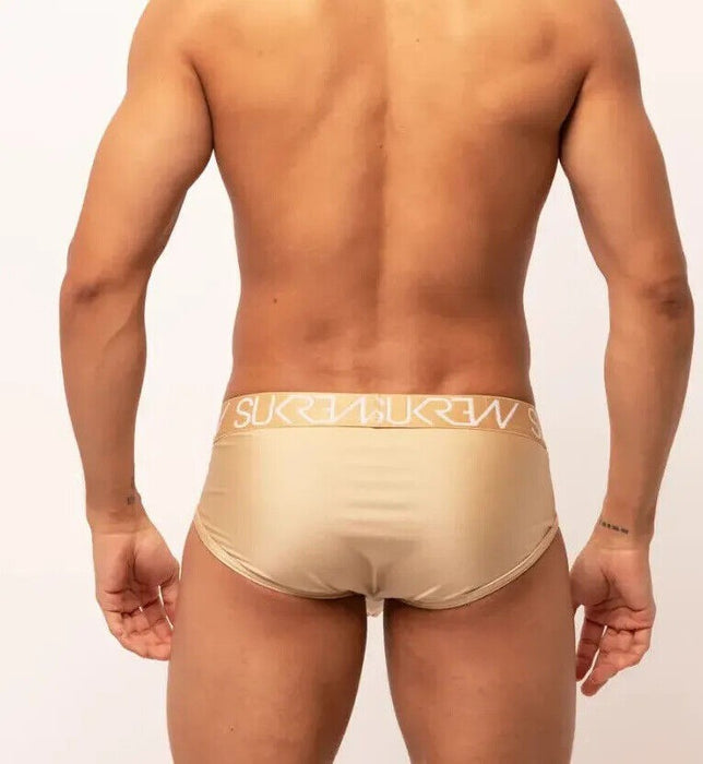 SUKREW Low-Rise Brief APEX Unlined Stretchy Briefs Luxurious Gold Dust 20
