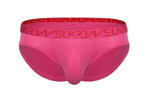SUKREW Low - Rise Briefs Rounded Cupping Pouch Unlined Brief Carnival Pink 391