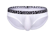 SUKREW Low - Rise Briefs Unlined Stretchy Rounded Cupping Pouch in Optic White 281
