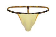SUKREW Low Rise G - String Unlined Soft Stretch Cotton Strings in Gleaming Gold 61