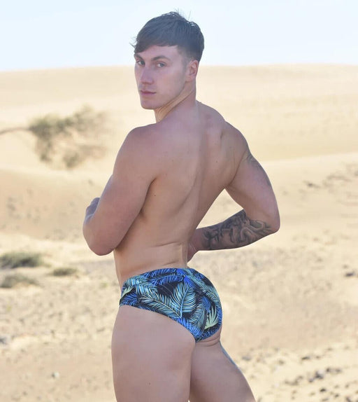 SUKREW Torrent Swim Brief Rounded Contoured Pouch Lined in Tropical Lime 422