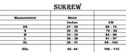 SUKREW U - Style V - Brief Nightlife Open Front and Back Rubber - Look Black 366