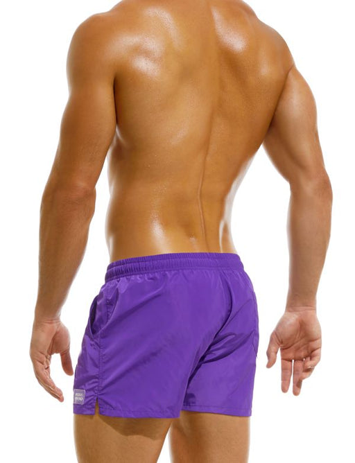 Swimwear Modus Vivendi Candy Line Woven Bermuda Swim-Shorts Purple DS2233