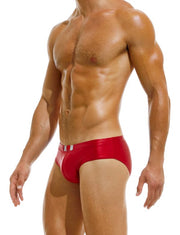 Swimwear Modus Vivendi Gordian Knot Classic Swim Briefs Shiny Red Wine CS2212 66