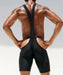 Swimwear RUFSKIN! STREAK Body Suit One Piece Stretch Nylon Shyny Jet Black 52