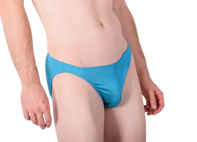 Swimwear SKINZ Swimwear Unlined Teal Swim Brief  9452 MEDIUM