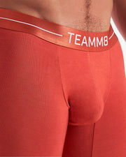 TEAMM8 Icon Long Boxer Trunk Low - Rise Micro Modal Chilli Red 283