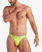 TEAMM8 Spartacus Brief 2.0 Low-Rise Athletic Sports Briefs Lime Punch Green 18