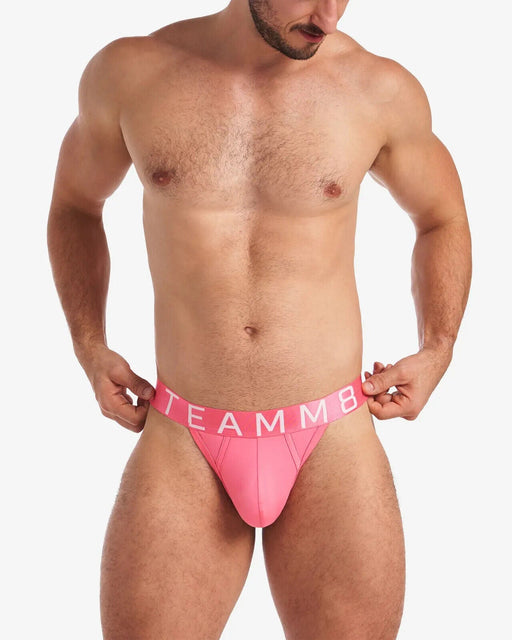 TEAMM8 Thong Spartacus 2.0 Low-Rise Athletic Thongs in Hot Pink