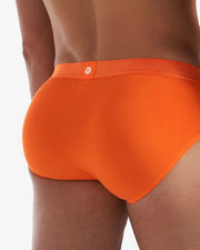 TEAMM8 You Bamboo Briefs Low-Rise Body Enhancing Cut in Orange Peel 21