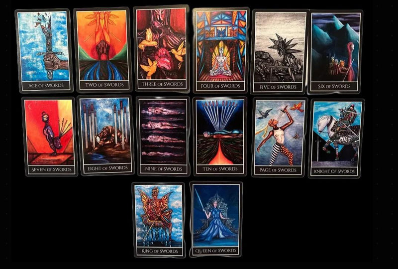 The Shapeshifting Tarot Cards - Full Deck Unique Artwork By SATIN BEES4