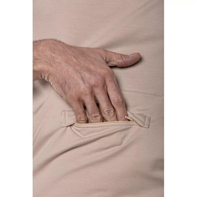 TOF PARIS Bamboo Sleeveless Hoodie Hypoallergenic French Terry Beige Tank 504