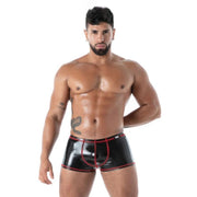 TOF PARIS Latex Boxer Trunk 100% Natural Second - Skin Datex Black T33