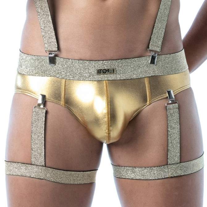 TOF PARIS Magic Leg Harness Magic Garter Belts Inspire Gold ( 1 - INDIVIDUALY)