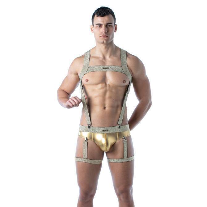 TOF PARIS Magic Leg Harness Magic Garter Belts Inspire Gold ( 1 - INDIVIDUALY)