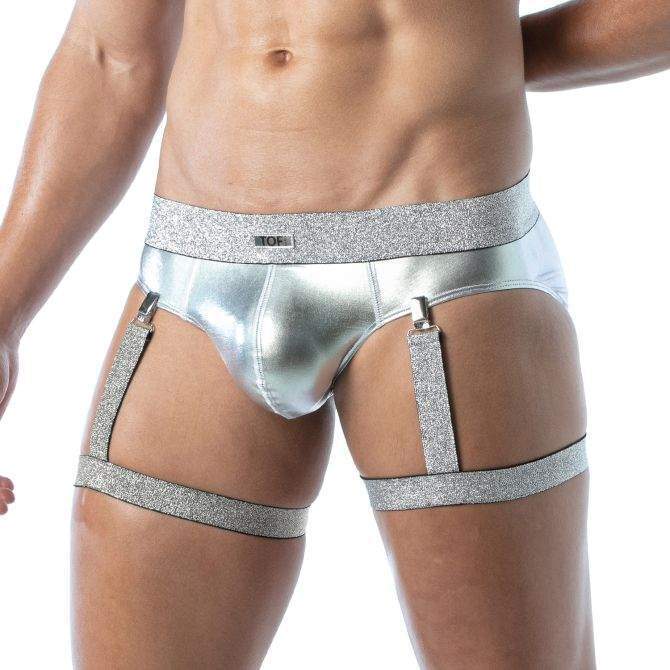 TOF PARIS Magic Leg Harness Magic Garter Belts Inspire Silver ( 1 - INDIVIDUALY)