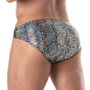 TOF PARIS Mini Swimwear Splendid Premium Swim-Bikini Brief Drawstring in Silver